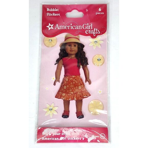 American Girl Crafts Bubble Stickers Kaya Kit JLY Gardening 2010 3 Packs New - Picture 4 of 7